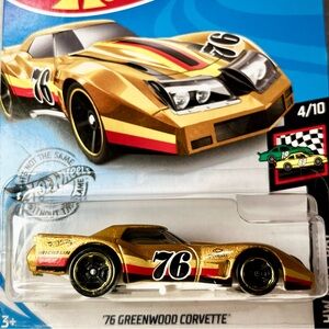 🔥'76 Greenwood Corvette - Hot Wheels